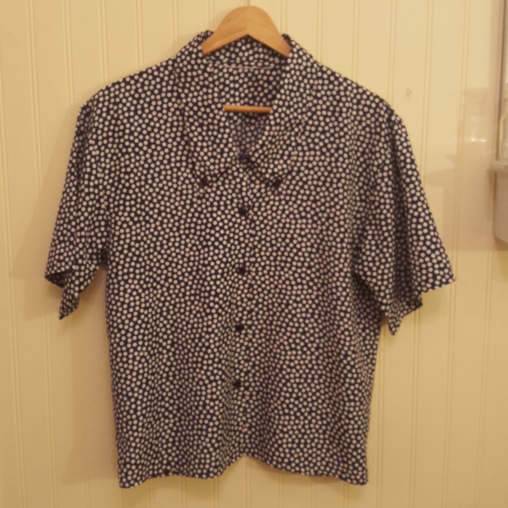 Polka Dot Button-Up